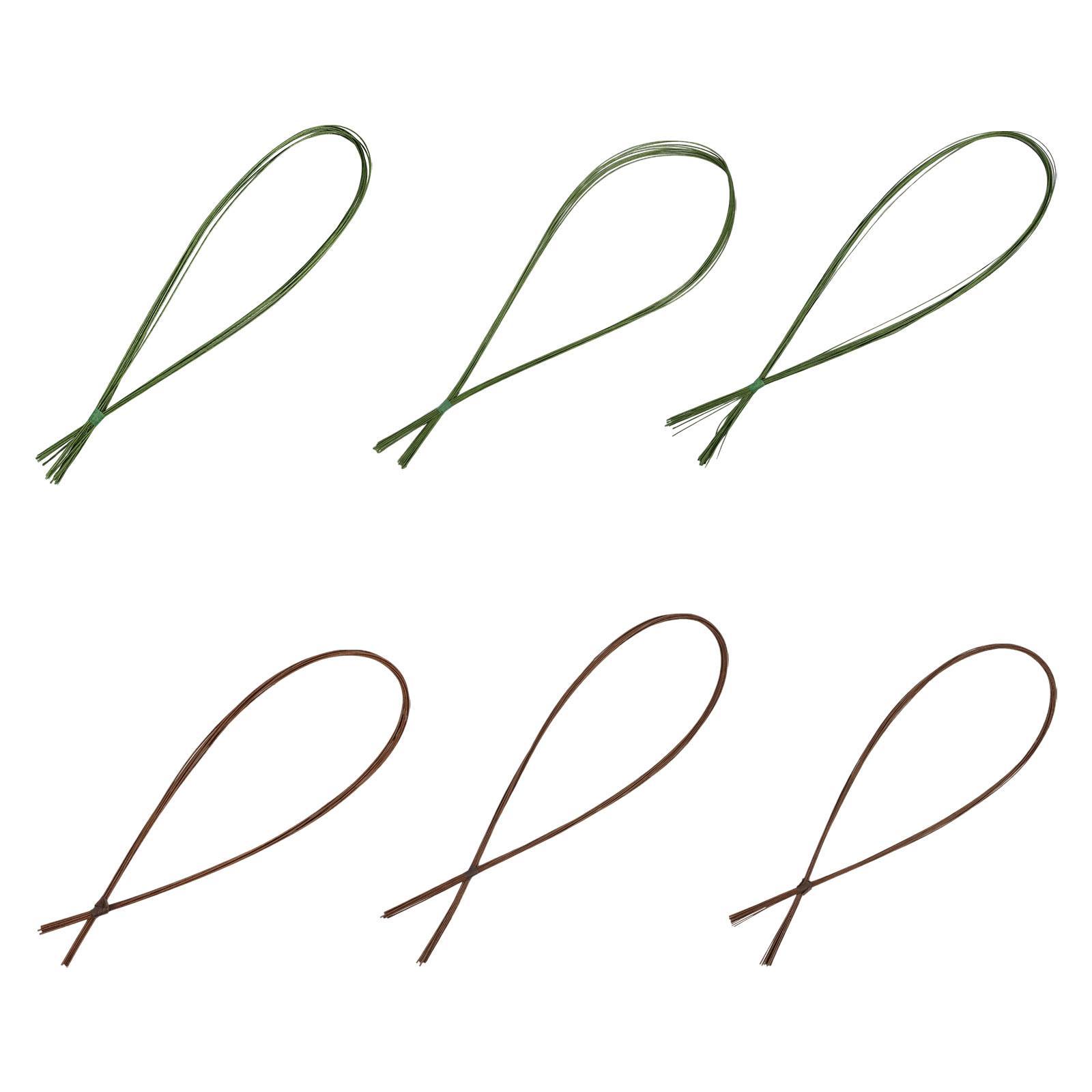 Florist Wreath Supply - ลวดก้านดอกไม้สำหรับทำพวงหรีด ความยาว 39.37 นิ้ว งอได้ง่าย ลวดสำหรับจัดดอกไม้