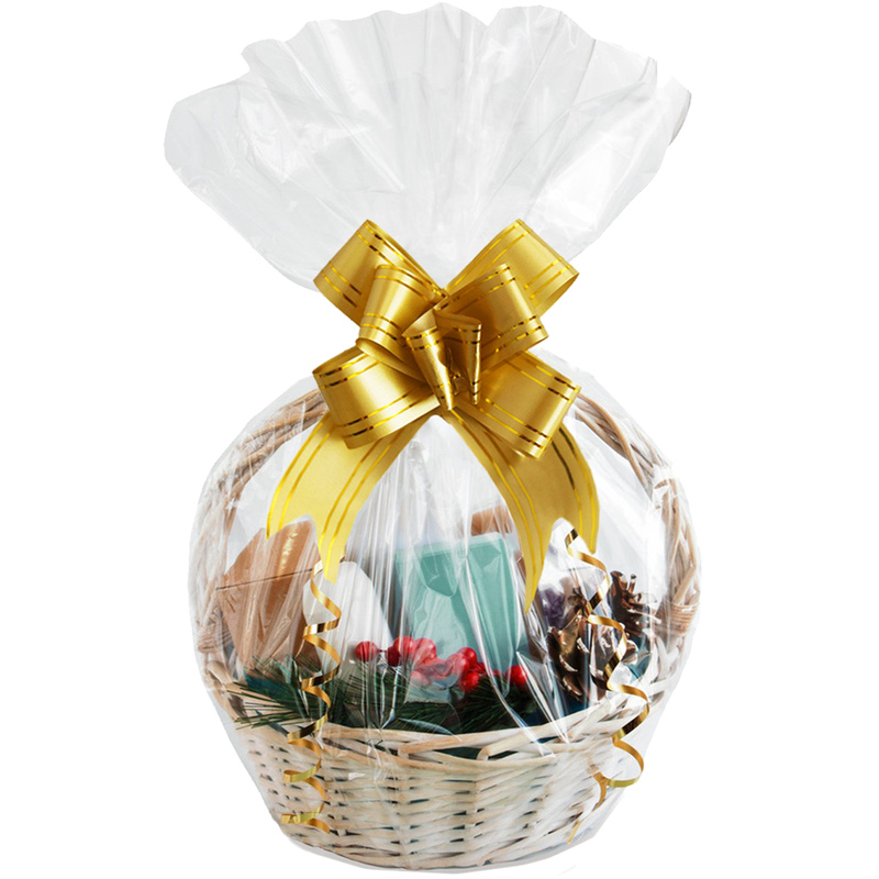 Cellophane Wrap Clear - กระดาษห่อกระดาษแก้วแบบใสขนาดใหญ่สำหรับเป็นของขวัญกระเช้าช่อดอกไม้งานศิลปะหัตถกรรมห่อกระดาษแก้วกระดาษห่อดอกไม้