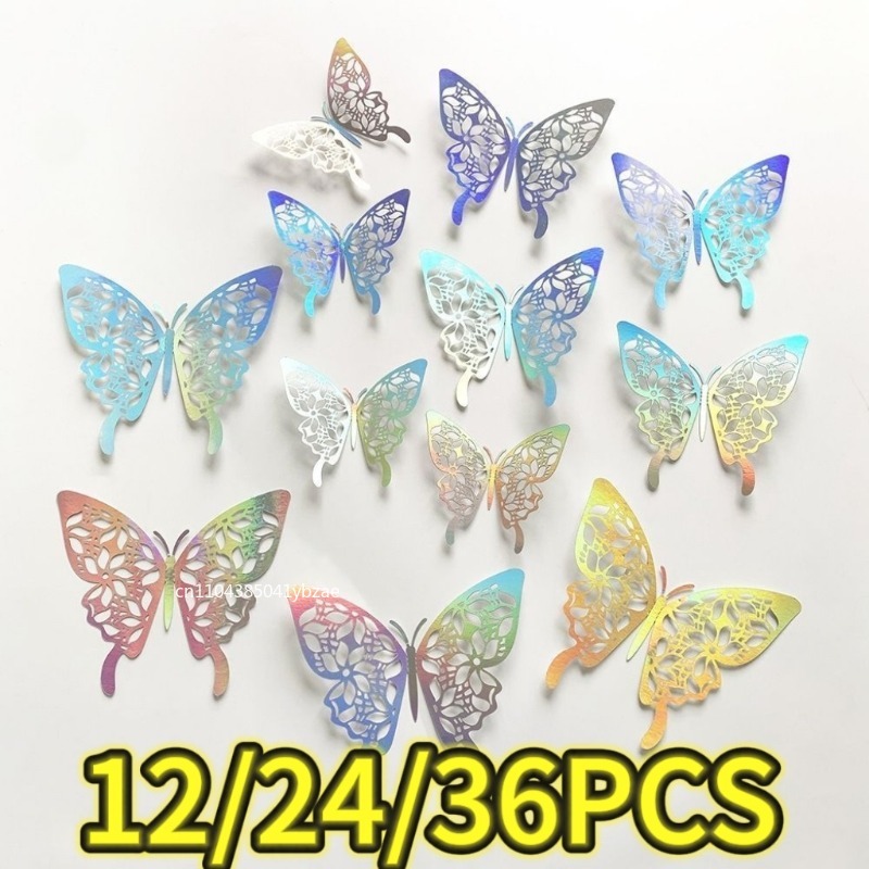 12-36 ชิ้นผีเสื้อสําหรับบรรจุข - Flower Wrap Kraft บทวิจารณ์และราคา