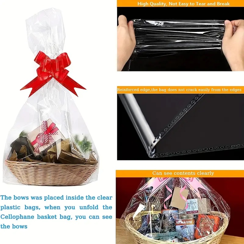 ถุงกระดาษแก้วใสขนาดใหญ่ 20/50  - Cellophane Wrap Clear บทวิจารณ์และราคา