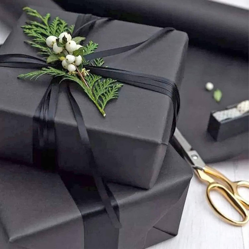 กระดาษทิชชูสีดำ 10-100 แผ่น สำ - Flower Wrap Kraft บทวิจารณ์และราคา