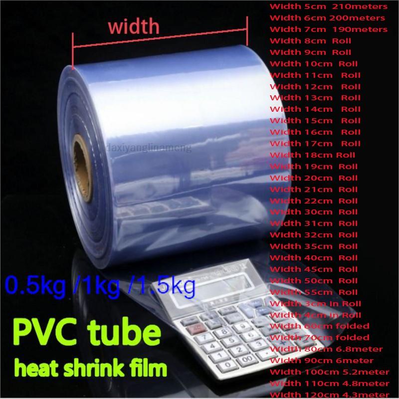 0.5-1.5 กก.PVC ความร้อนต่อท่อฟ - Cellophane Wrap Clear บทวิจารณ์และราคา