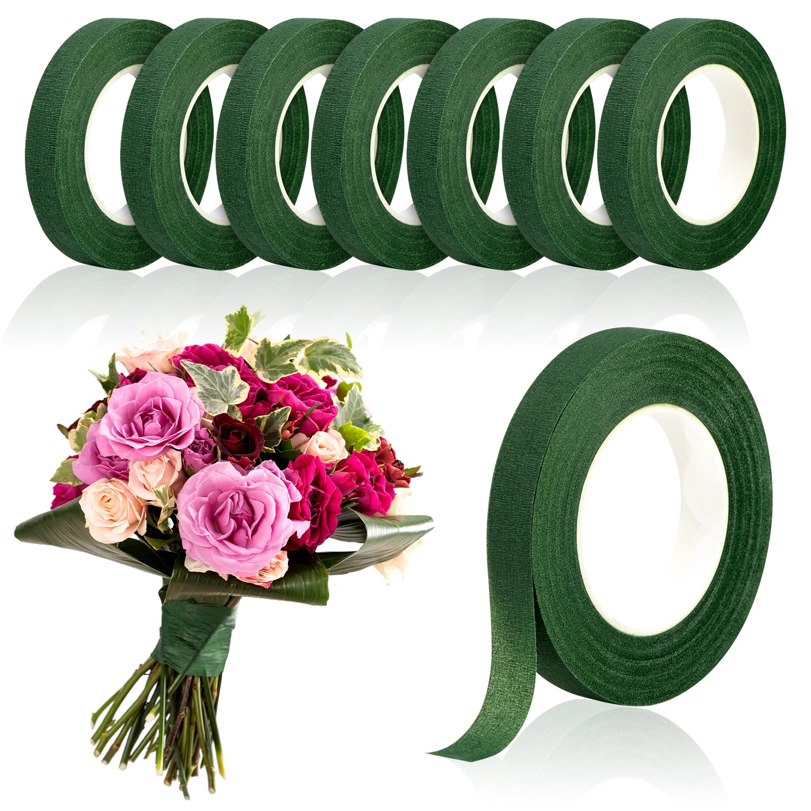 20 หลา เทปดอกไม้สีเขียว เทปกระ - Anda Florist Supply บทวิจารณ์และราคา