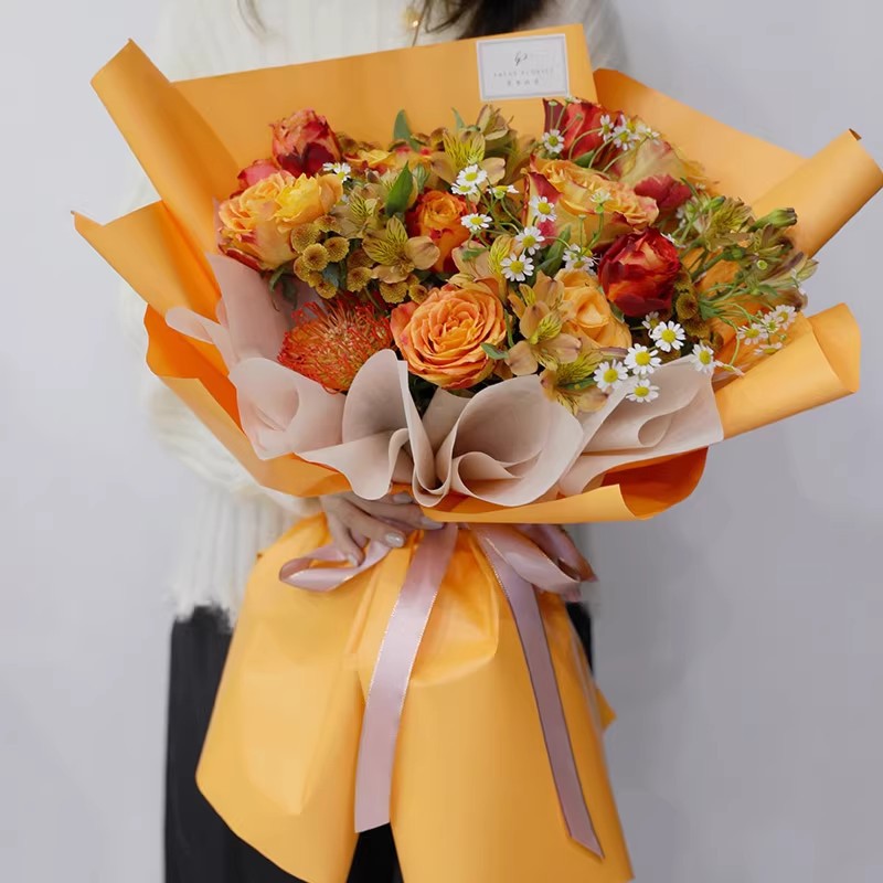 กระดาษห่อช่อดอกไม้กันน้ำอุปกรณ - Flower Wrap Kraft บทวิจารณ์และราคา