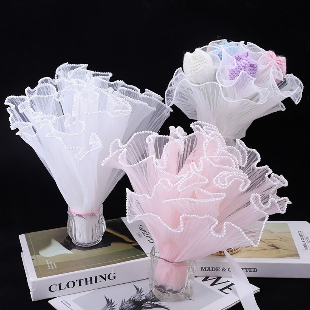 เพิร์ลลูกไม้ดอกไม้ห่อผ้า Wave  - Flower Wrap Kraft บทวิจารณ์และราคา