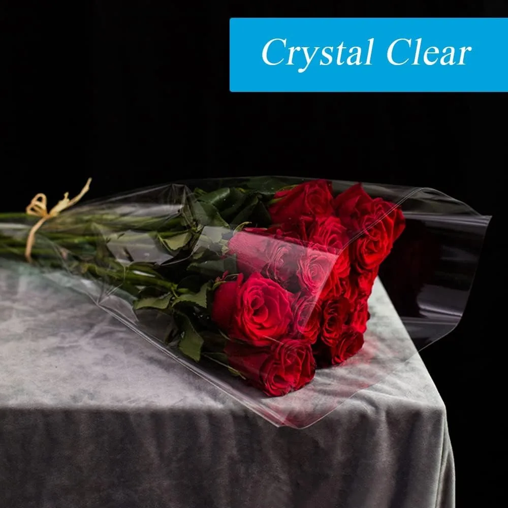 ม้วนพลาสติกใสห่อของ ขนาด 100 ฟ - Cellophane Wrap Clear บทวิจารณ์และราคา