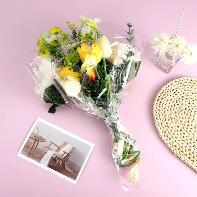 1/2 ชิ้น ฟิล์มใสห่อของขวัญ-ฟิล - Cellophane Wrap Clear บทวิจารณ์และราคา