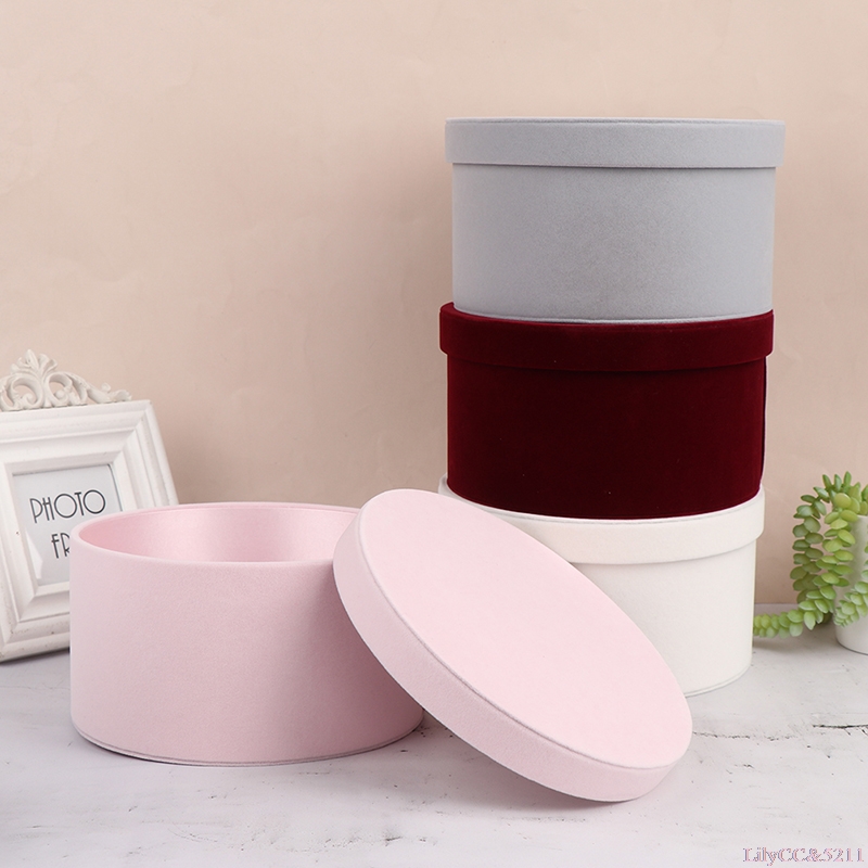 กํามะหยี่รอบดอกไม้กล่องของขวัญ - Anda Florist Supply บทวิจารณ์และราคา