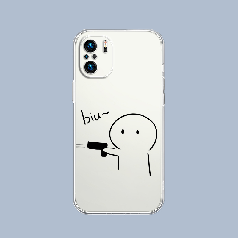 เคสโทรศัพท์นิ้วกลางน่ารัก สำหร - Cellophane Wrap Clear บทวิจารณ์และราคา