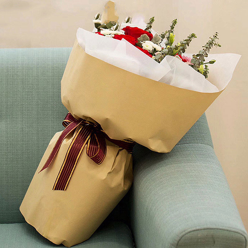 45 ซม.* 1000 ซม. กระดาษคราฟท์ส - Flower Wrap Kraft บทวิจารณ์และราคา