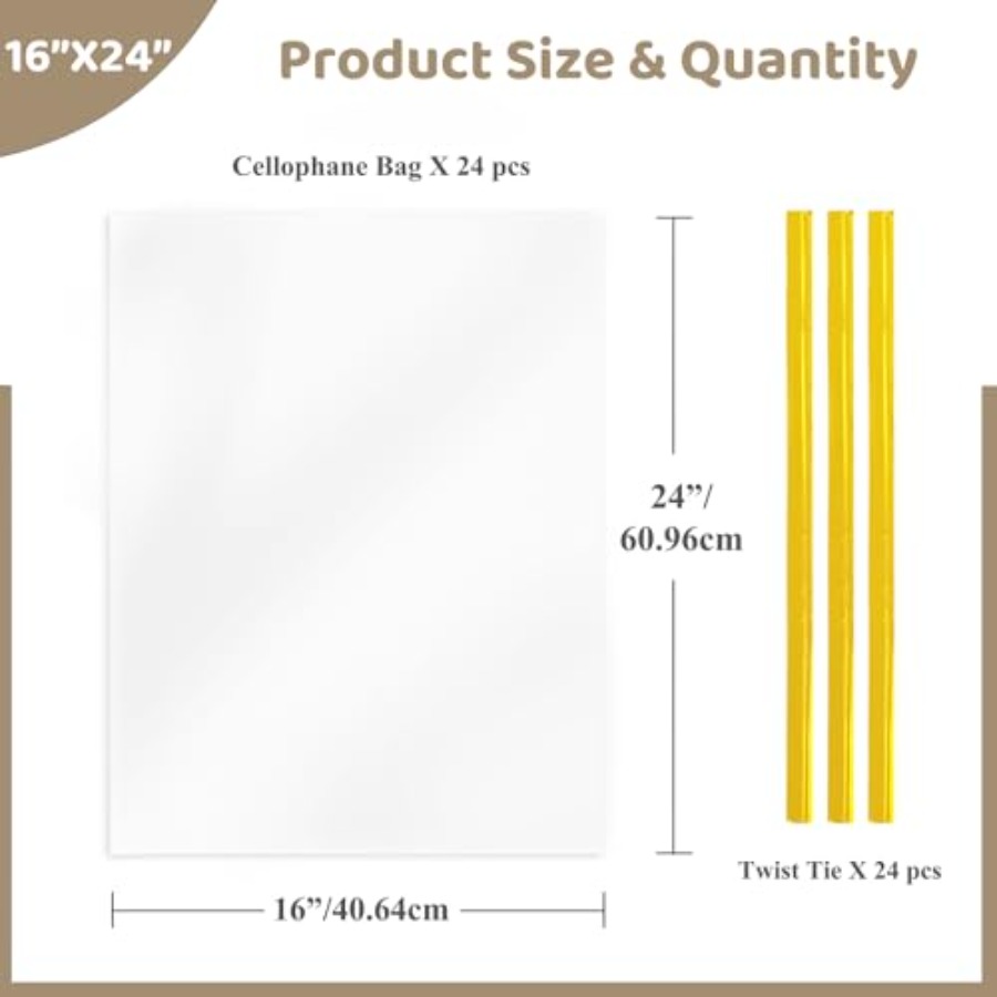 ถุงพลาสติกใสสำหรับห่อของขวัญ ข - Cellophane Wrap Clear บทวิจารณ์และราคา