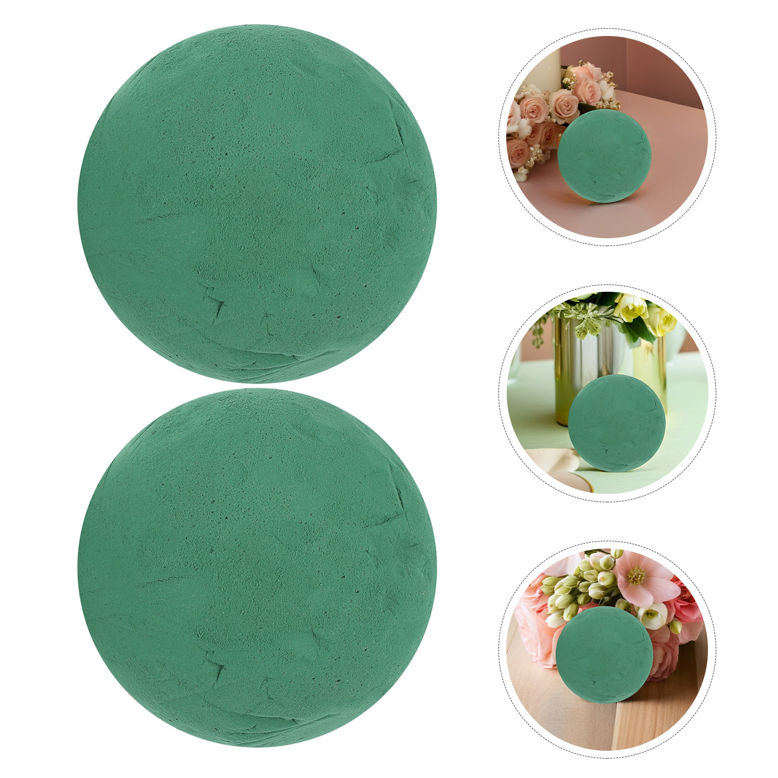 โฟมจัดดอกไม้ทรงกลม 4 ชิ้น ขนาด - Anda Florist Supply บทวิจารณ์และราคา