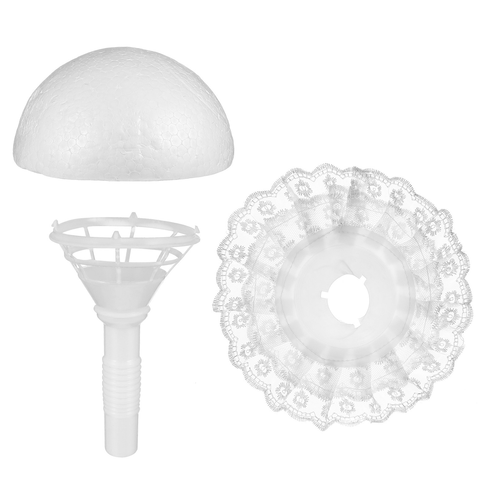 ชุดขาตั้งดอกไม้ทรงครึ่งวงกลมแบ - Bouquet Holder Foam บทวิจารณ์และราคา