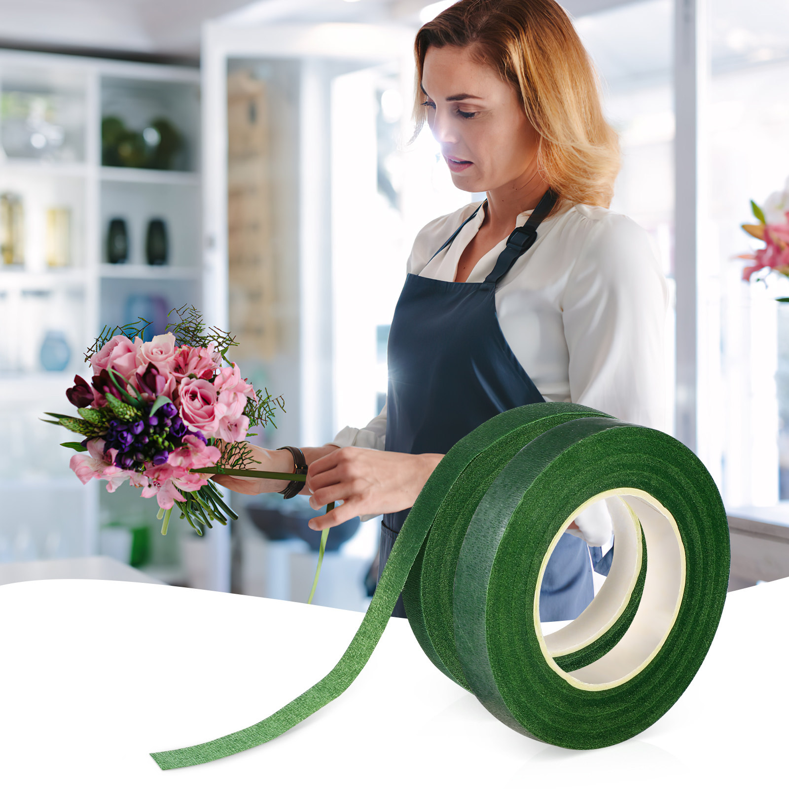ชุดลวดจัดดอกไม้และเทปดอกไม้ 1  - Anda Florist Supply บทวิจารณ์และราคา