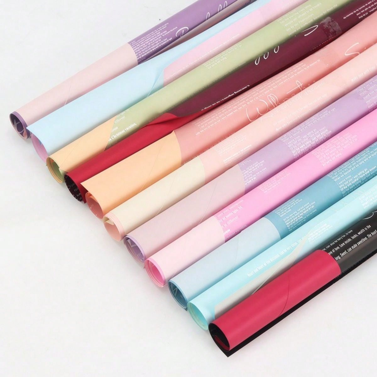 20PCS กันน้ํา Two-Tone Elegant - Flower Wrap Kraft บทวิจารณ์และราคา